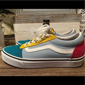 Vans Old Skool Color Block Skater Shoes